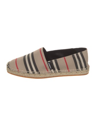 Burberry Canvas Striped Espadrilles