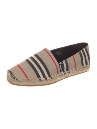 Burberry Canvas Striped Espadrilles