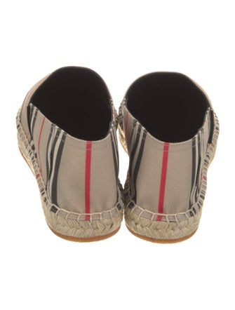 Burberry Canvas Striped Espadrilles