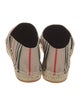 Burberry Canvas Striped Espadrilles