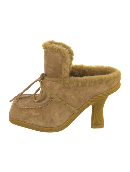 Burberry Suede Mules