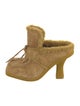 Burberry Suede Mules