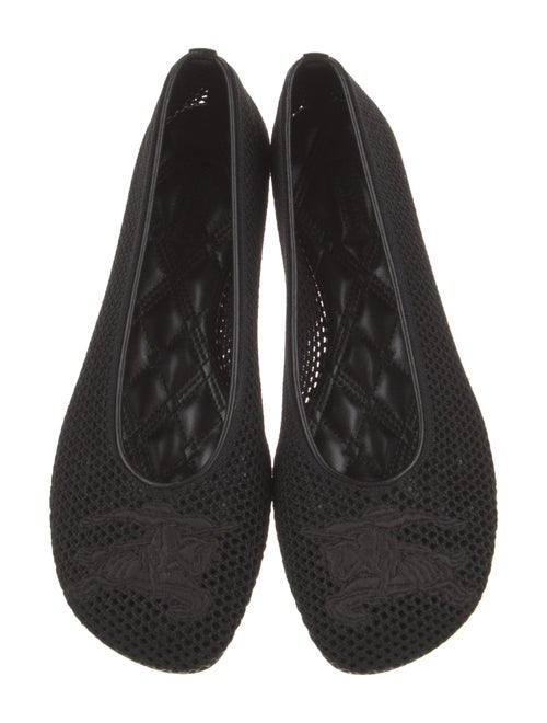 Burberry Mesh Embroidered Accent Flats