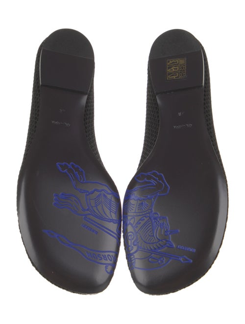 Burberry Mesh Embroidered Accent Flats