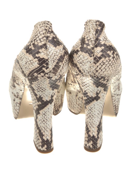 Burberry Snakeskin Animal Print Pumps