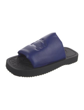 Burberry Leather Slides