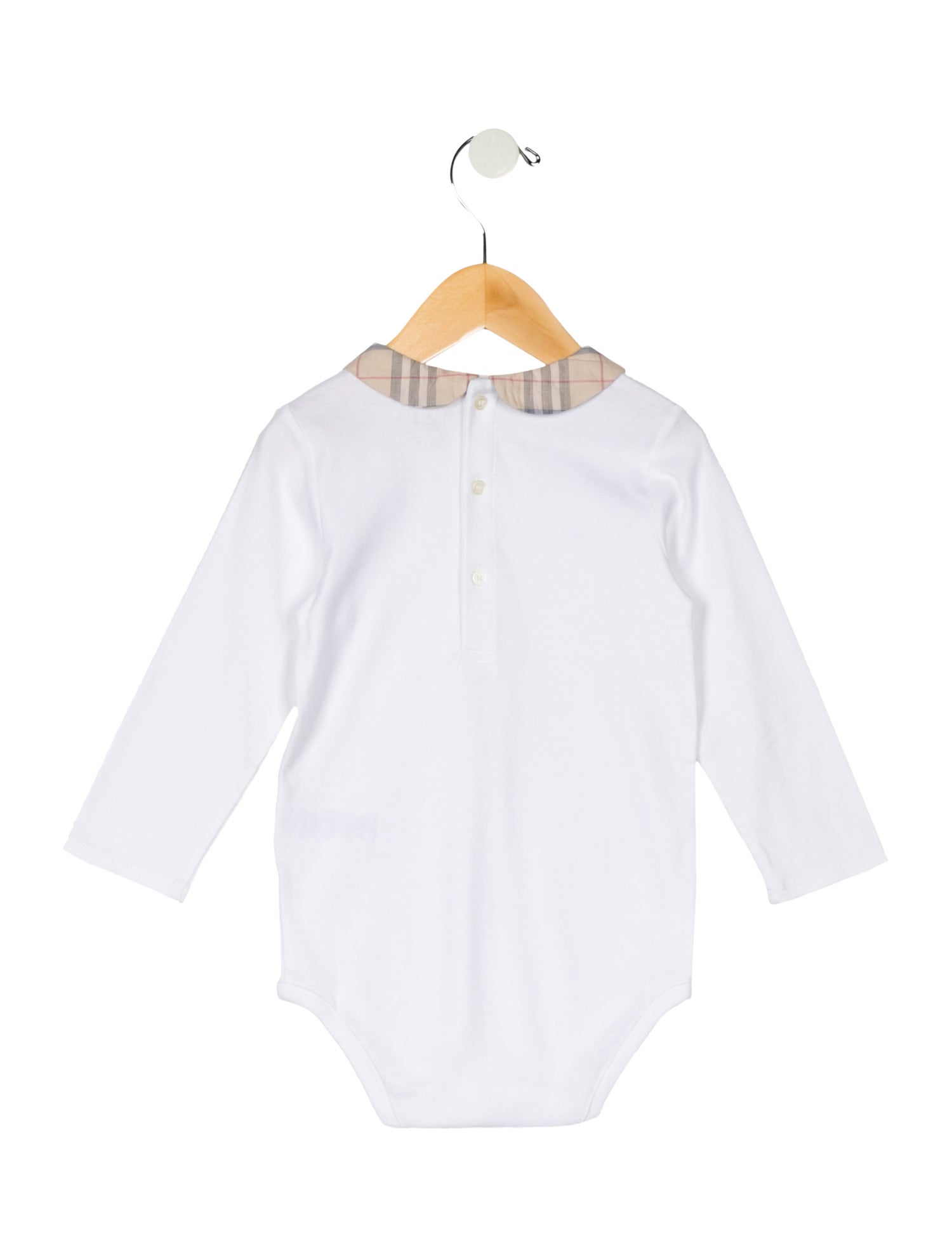 Burberry Collared Long Sleeve Onsie