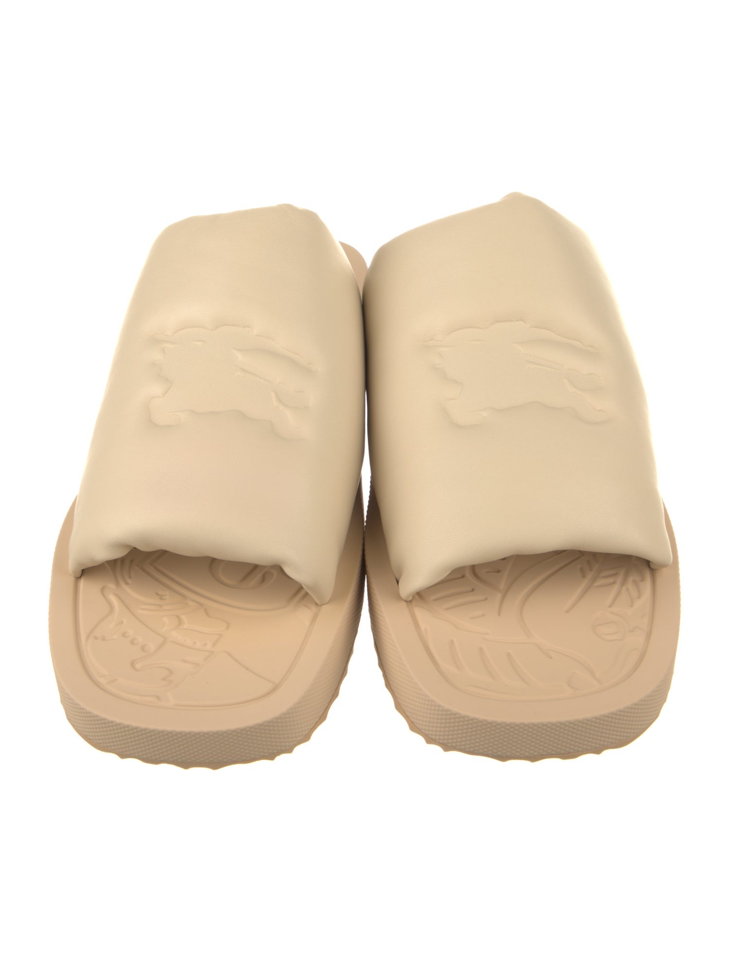 Burberry Leather Slides