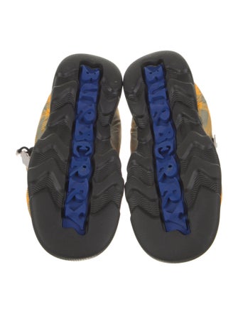 Burberry Rubber Plaid Print Rain Boots