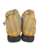 Burberry Nylon Plaid Print Boots