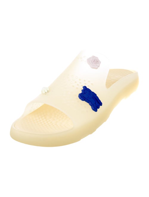 Burberry Rubber Graphic Print Slides
