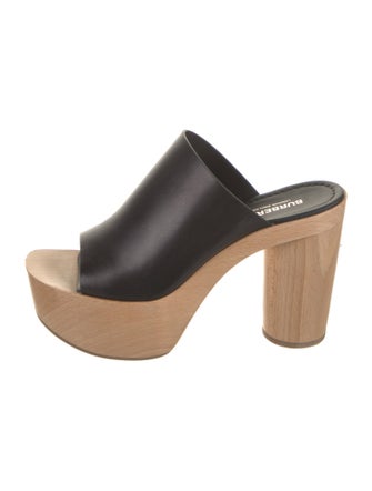 Burberry Leather Slides