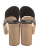 Burberry Leather Slides