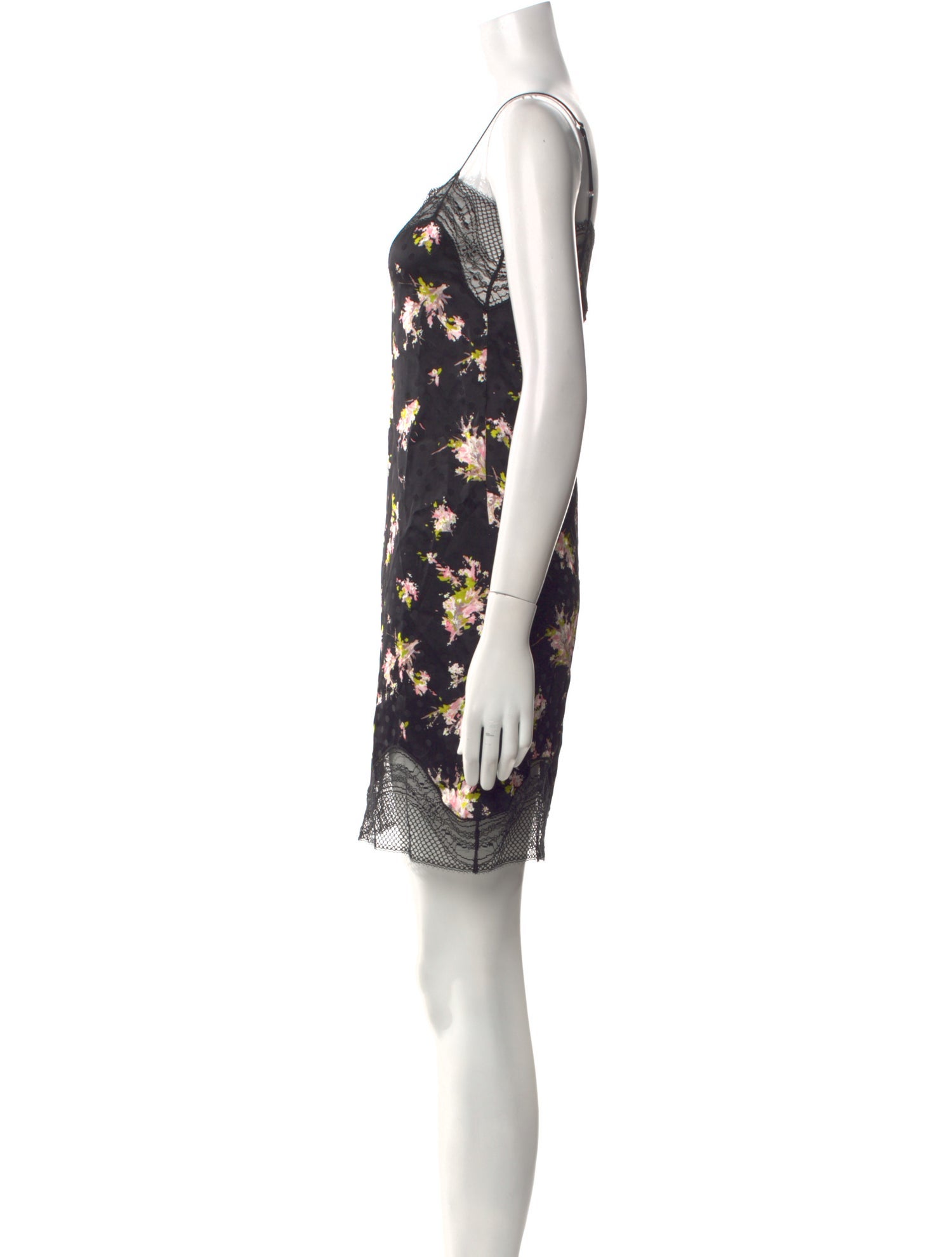 Burberry Floral Print Mini Dress