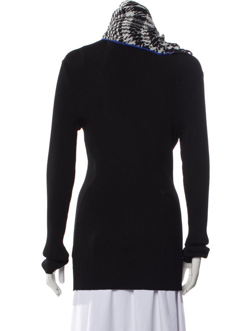 Burberry Mock Neck Long Sleeve Sweatshirt