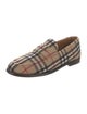 Burberry House Check Pattern Wool Loafers