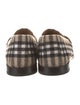 Burberry House Check Pattern Wool Loafers