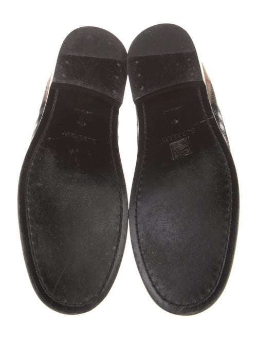 Burberry House Check Pattern Wool Loafers