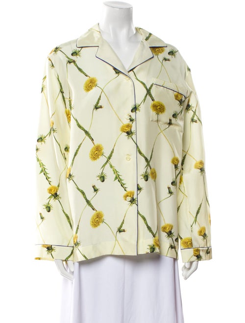 Burberry Silk Printed Pajamas