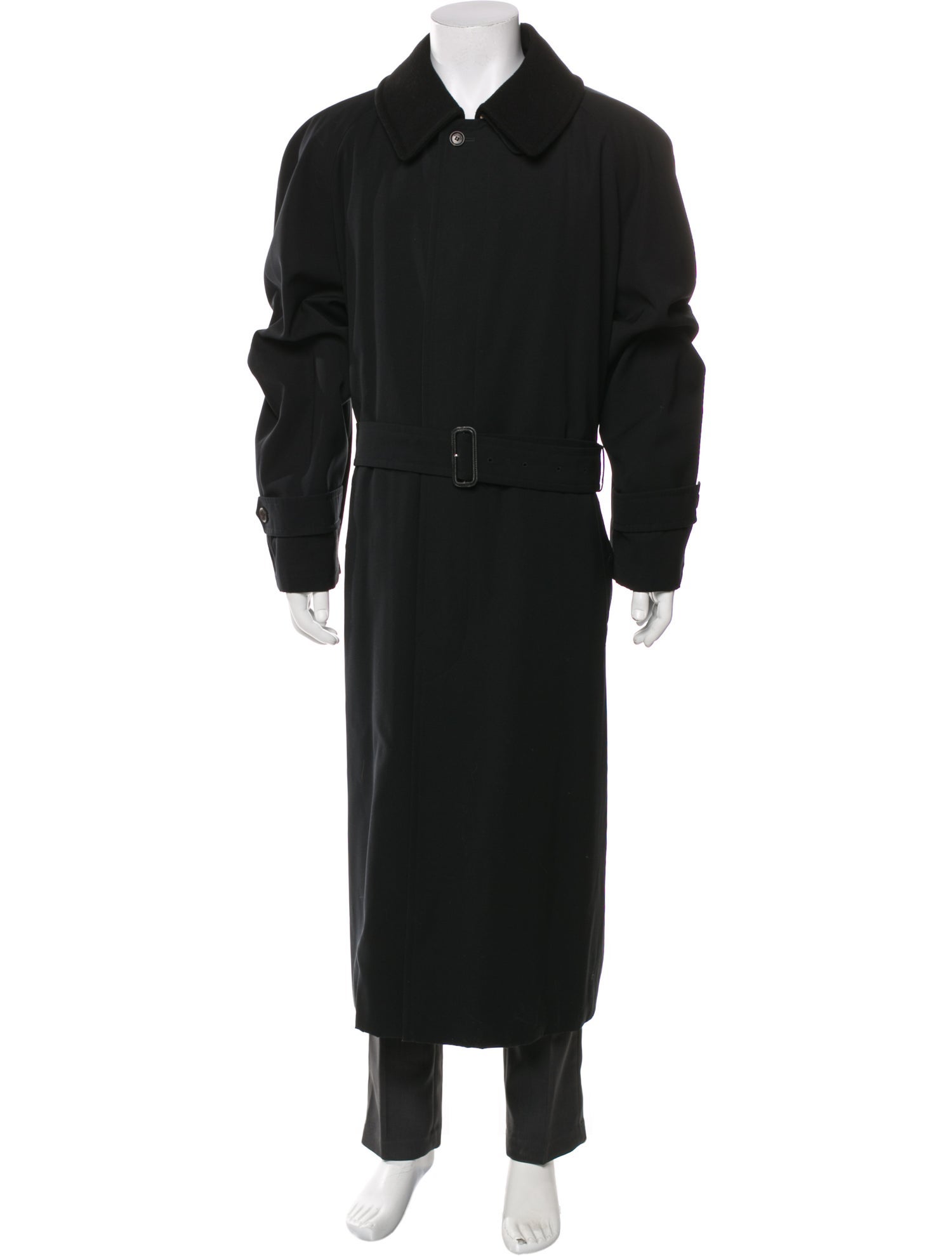 Burberry London Nova Check Pattern Trench Coat