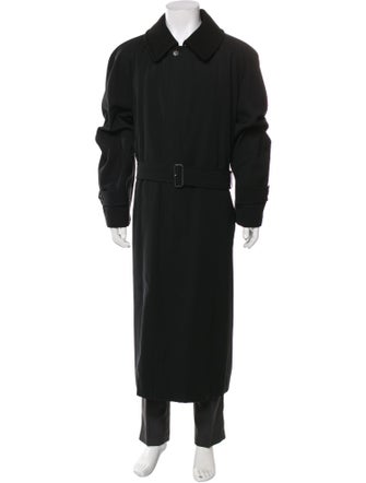 Burberry London Nova Check Pattern Trench Coat