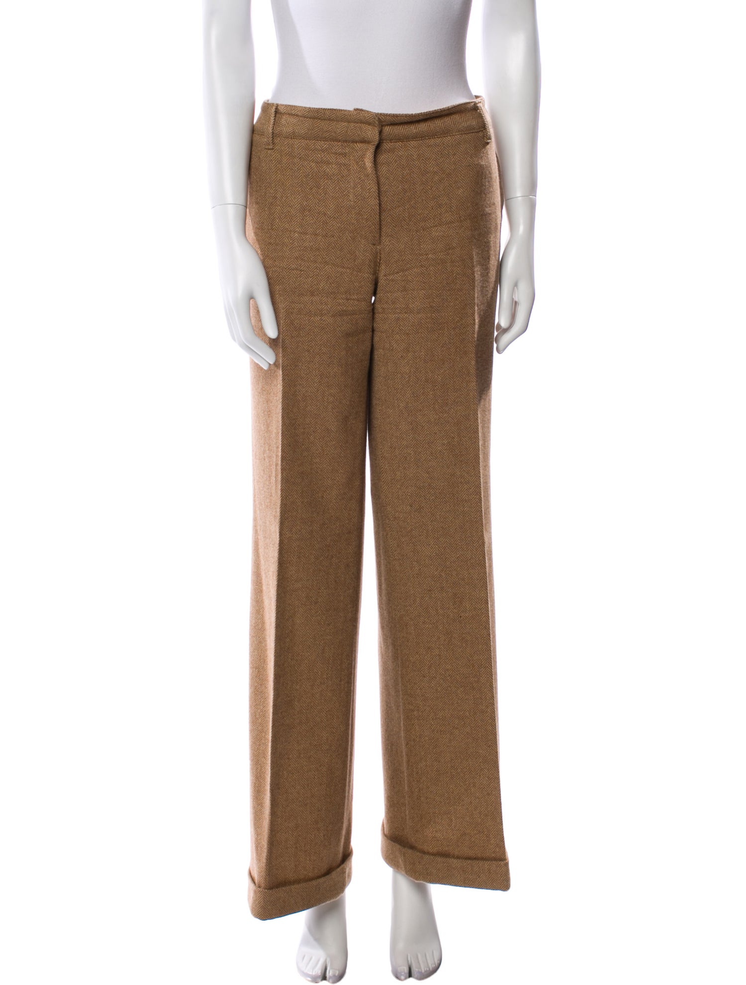 Burberry Wool Wide Leg Pants