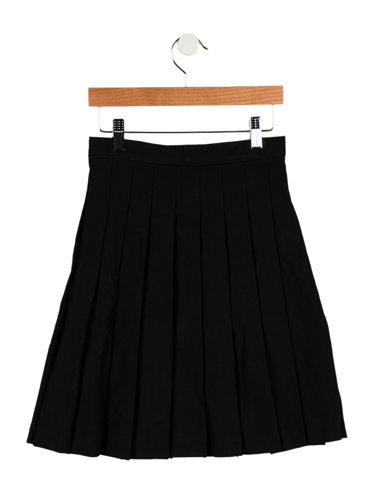 Burberry Girls' Solid Pleated Skirt w/ Tags