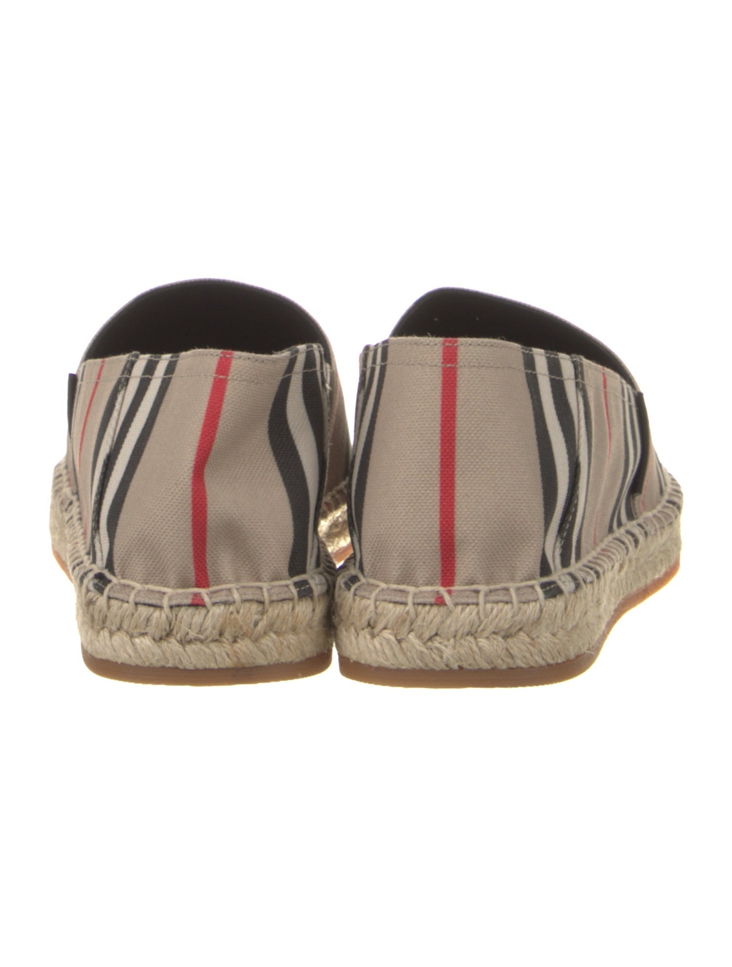 Burberry Canvas Striped Espadrilles