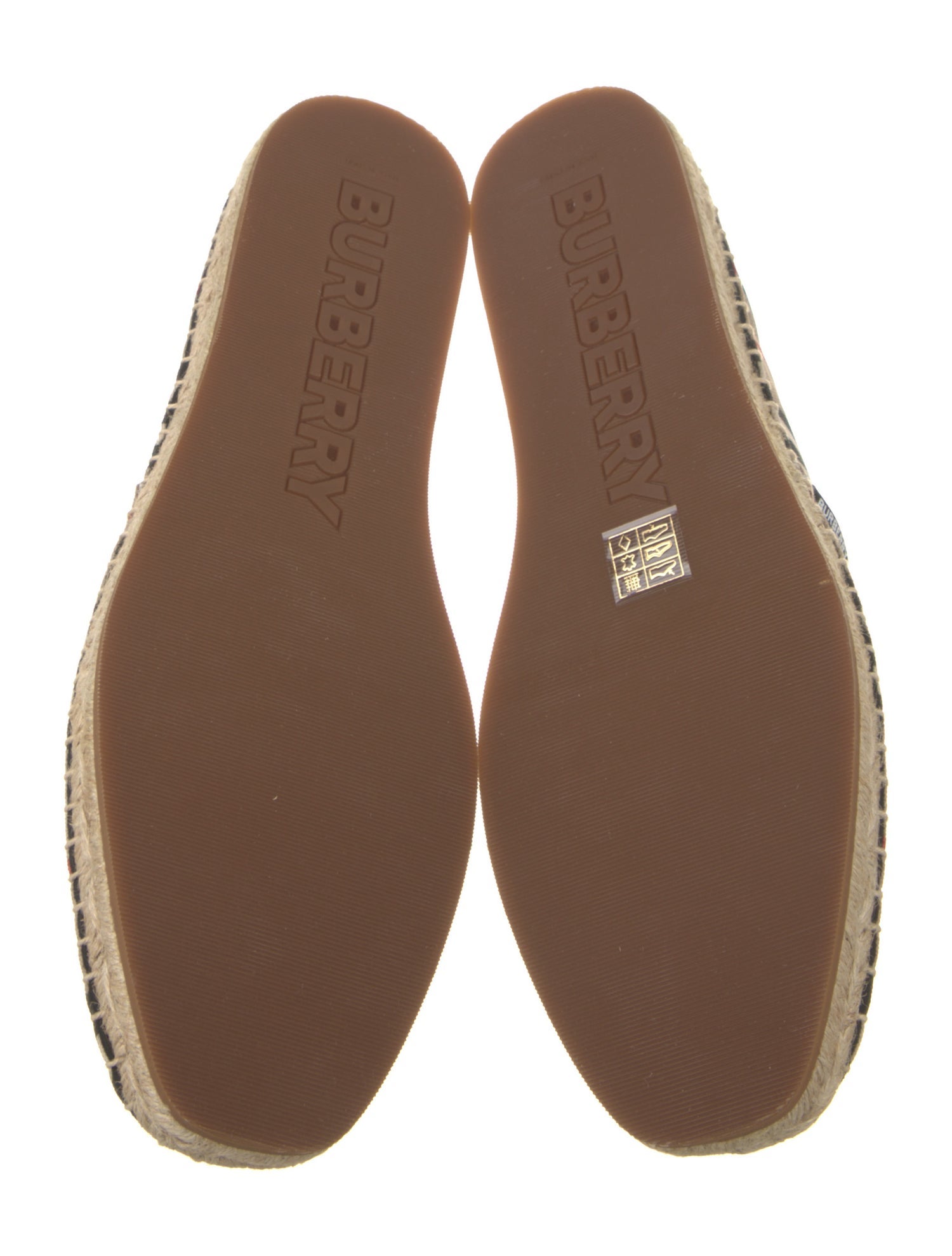 Burberry Canvas Striped Espadrilles