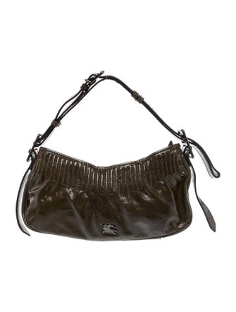 Burberry Patent Leather Shoulder Bag