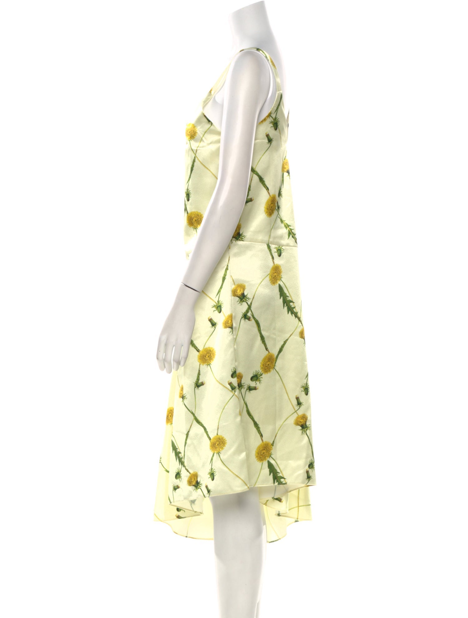 Burberry Floral Print Midi Length Dress w/ Tags