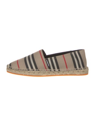 Burberry Canvas Striped Espadrilles