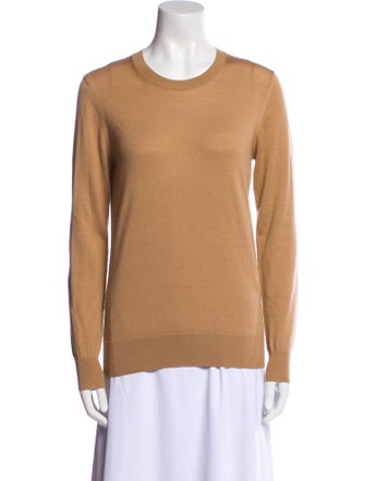Burberry Merino Wool Crew Neck Sweatshirt