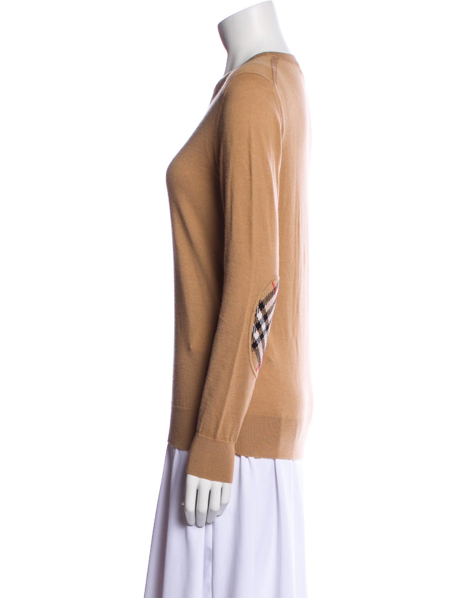 Burberry Merino Wool Crew Neck Sweatshirt