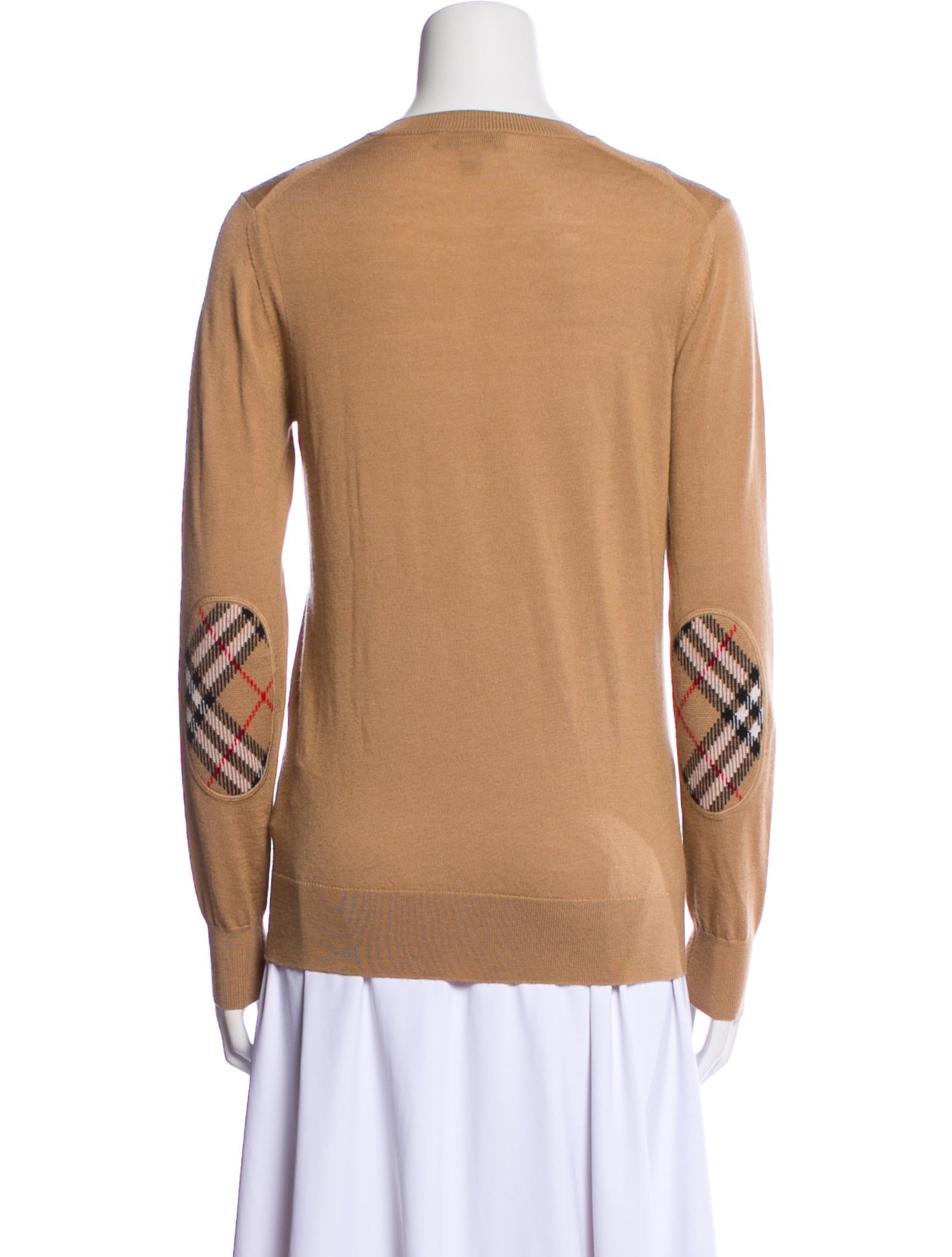 Burberry Merino Wool Crew Neck Sweatshirt