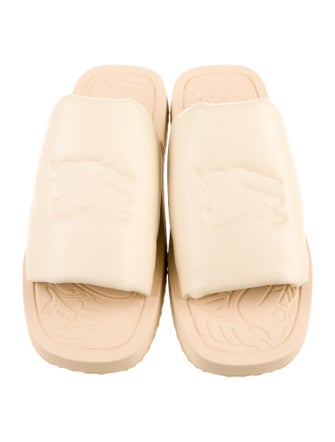 Burberry Leather Slides