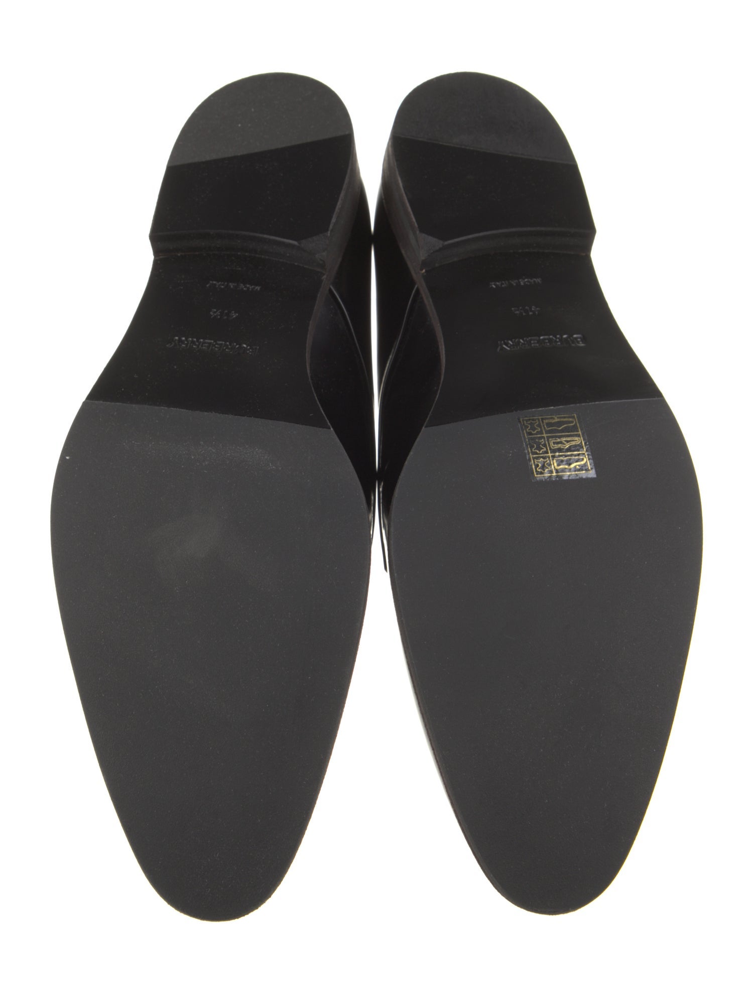 Burberry Leather Derby Shoes