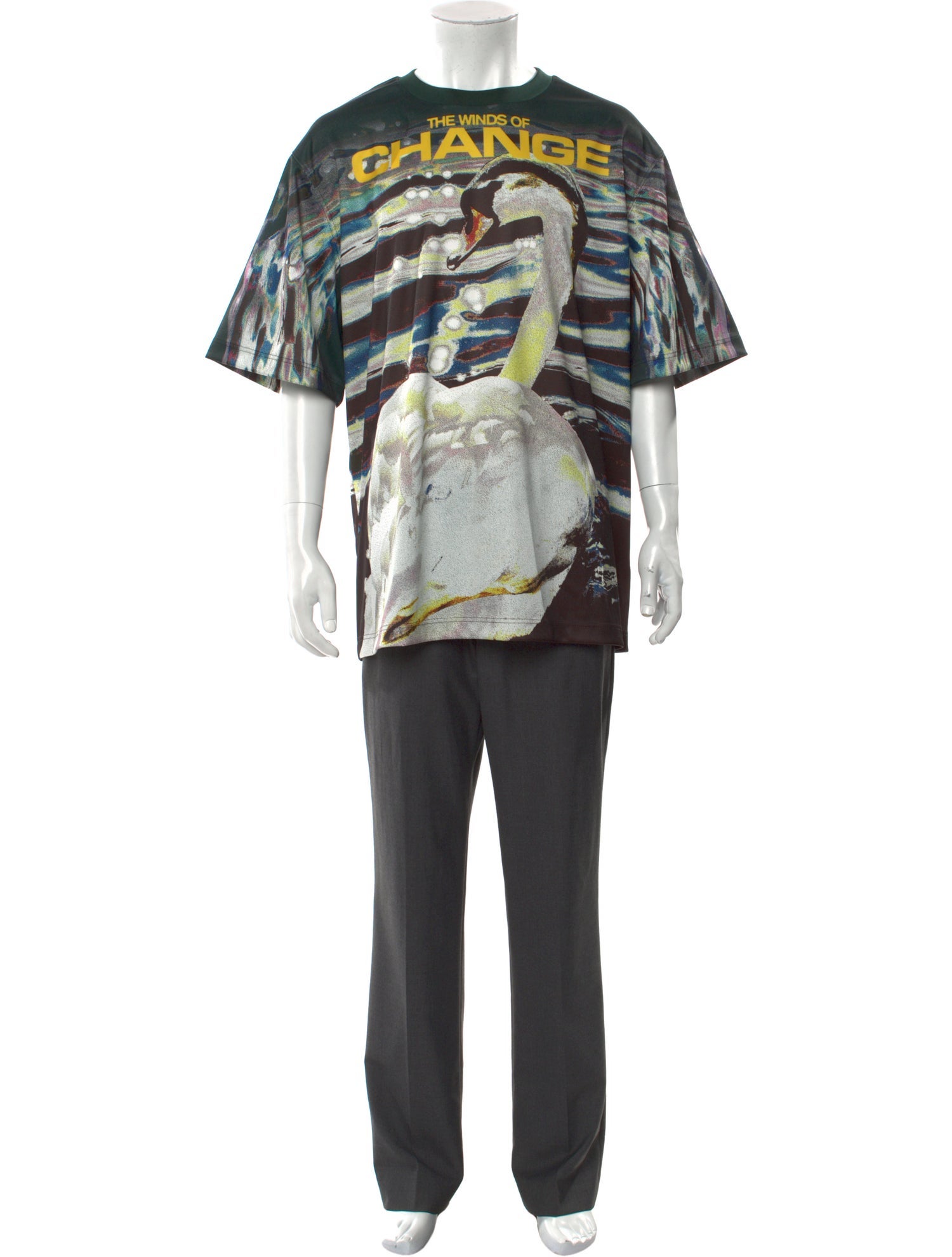 Burberry Printed Crew Neck T-Shirt w/ Tags