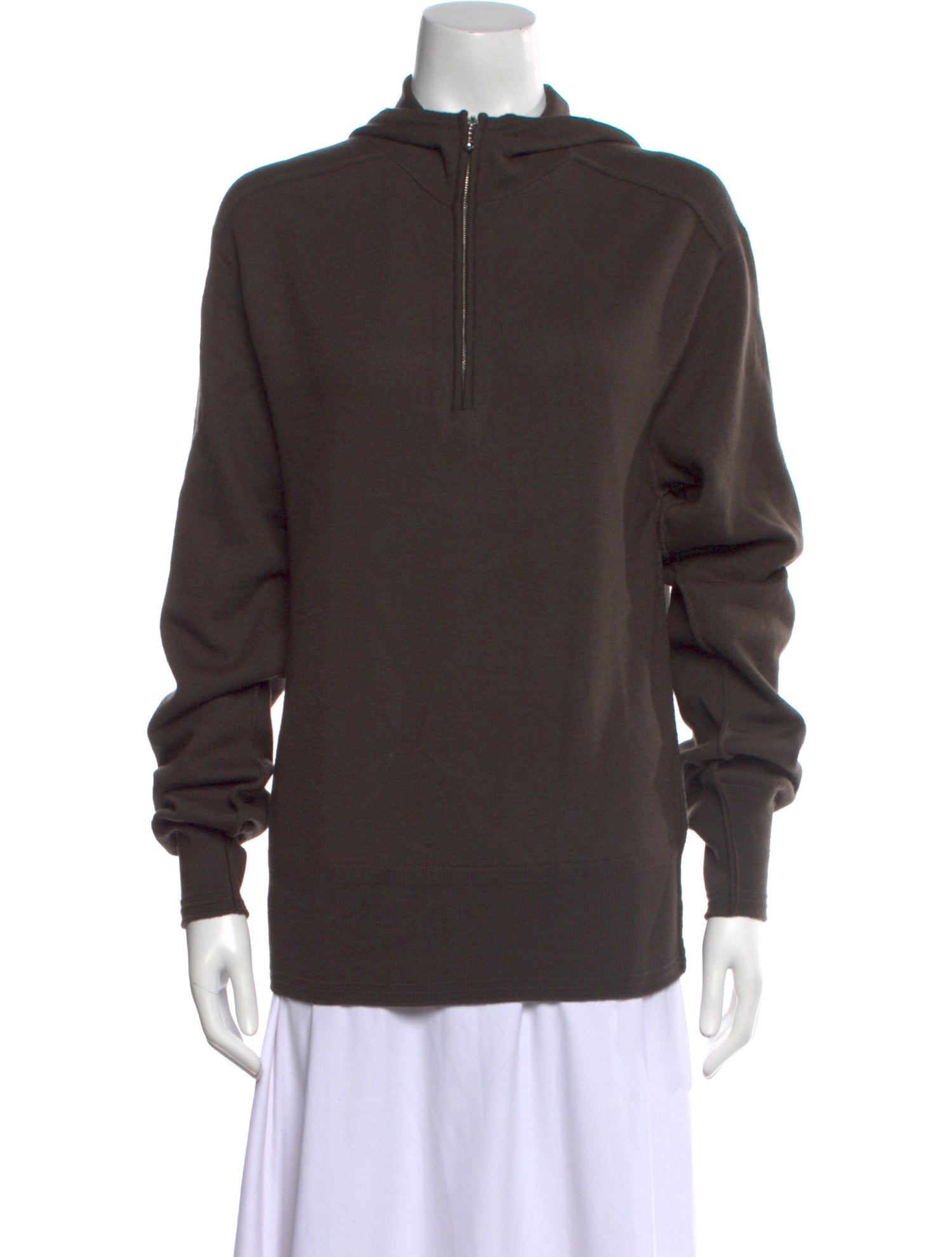 Burberry Wool Mock Neck Hoodie w/ Tags