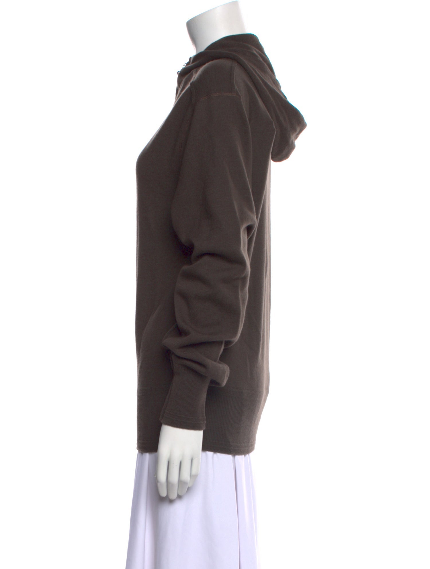 Burberry Wool Mock Neck Hoodie w/ Tags