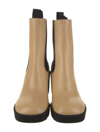 Burberry Leather Chelsea Boots