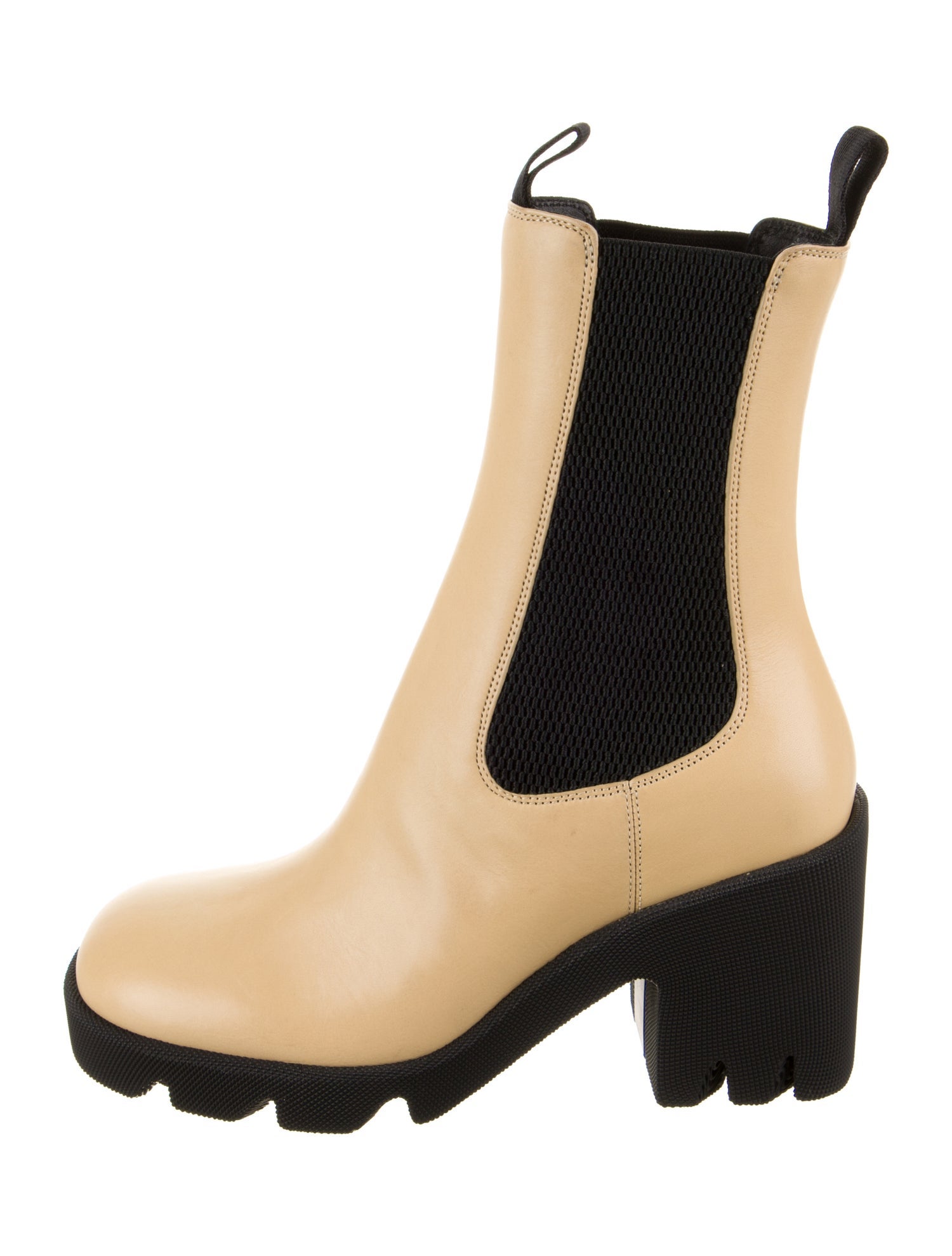 Burberry Leather Chelsea Boots