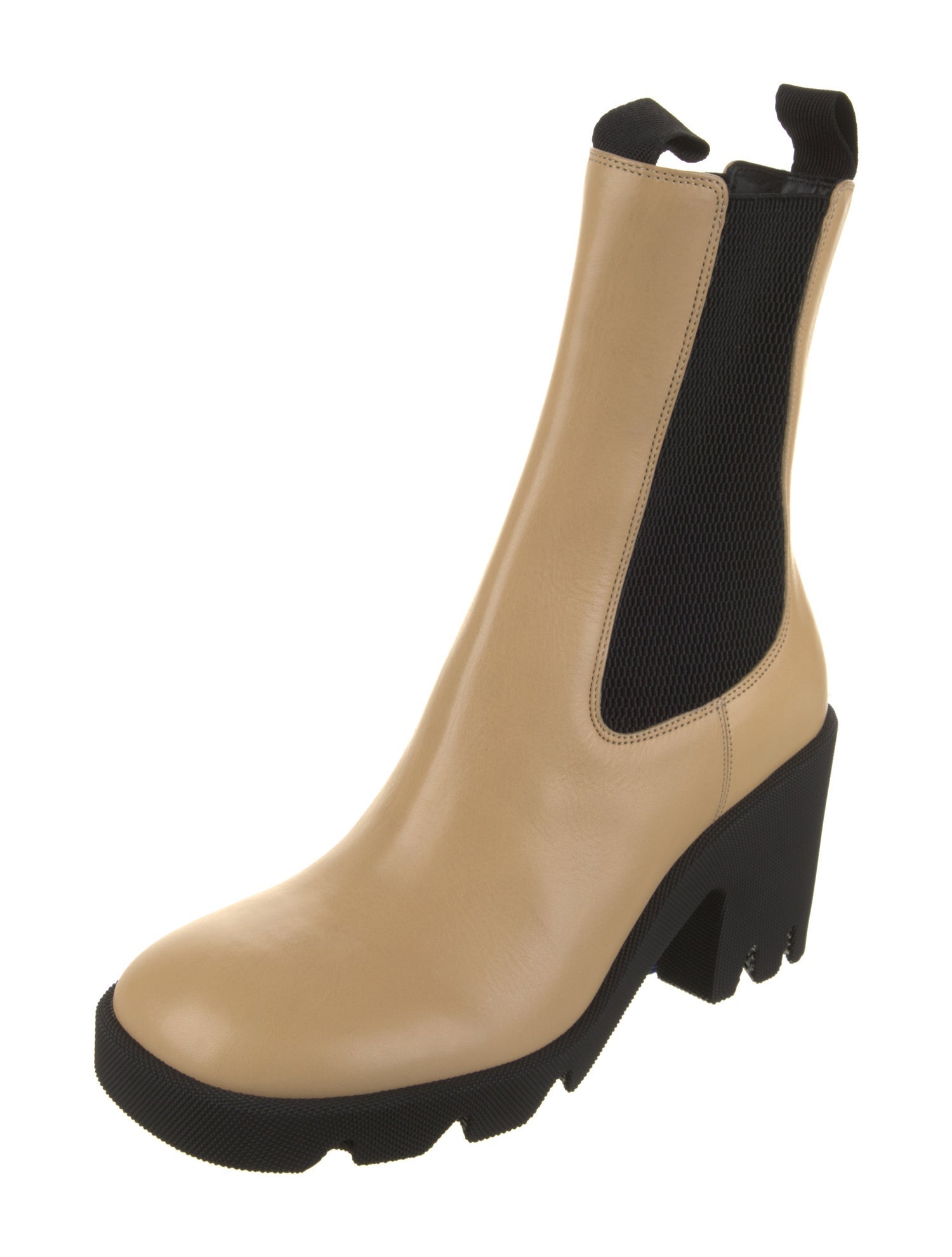 Burberry Leather Chelsea Boots w/ Tags