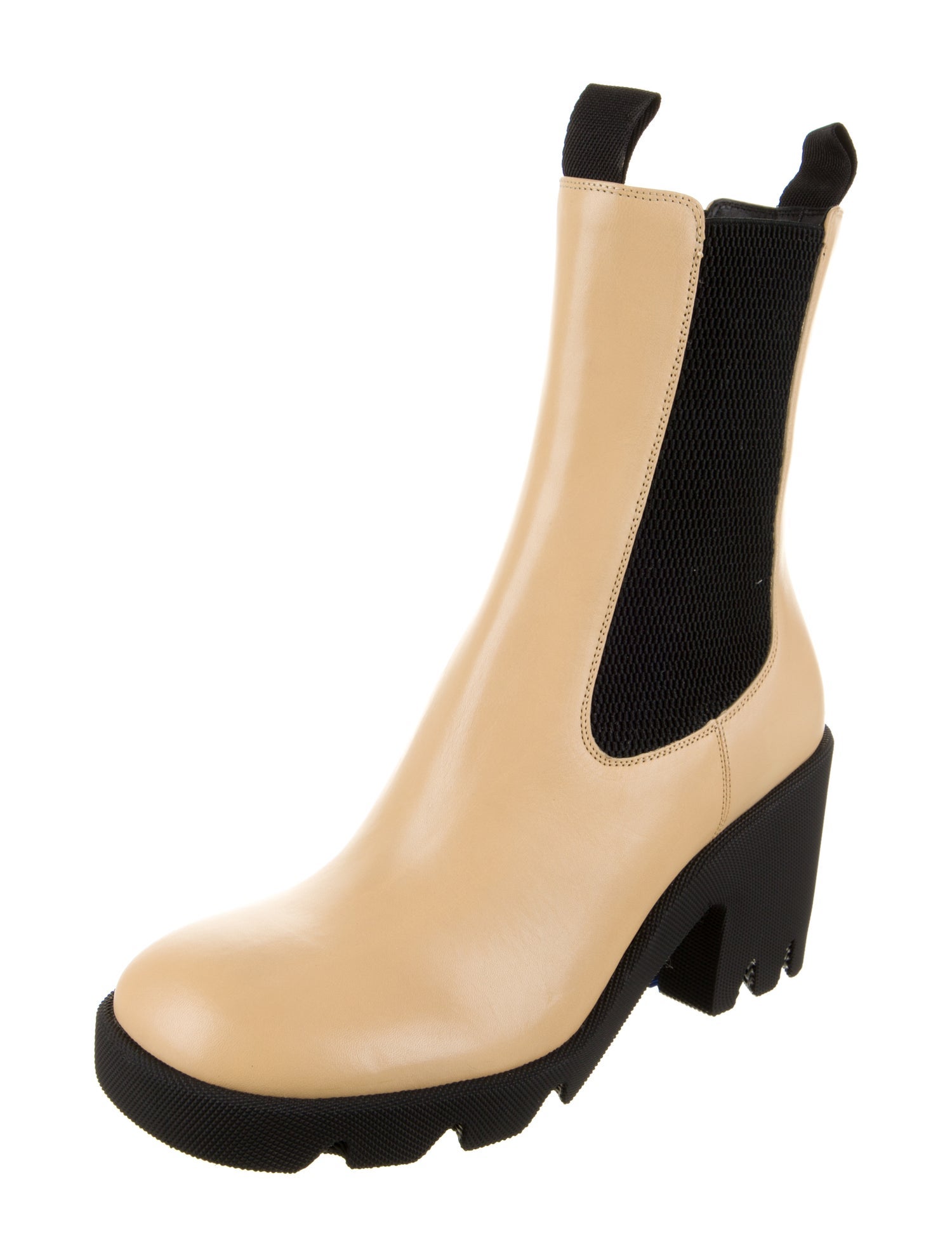 Burberry Leather Chelsea Boots w/ Tags