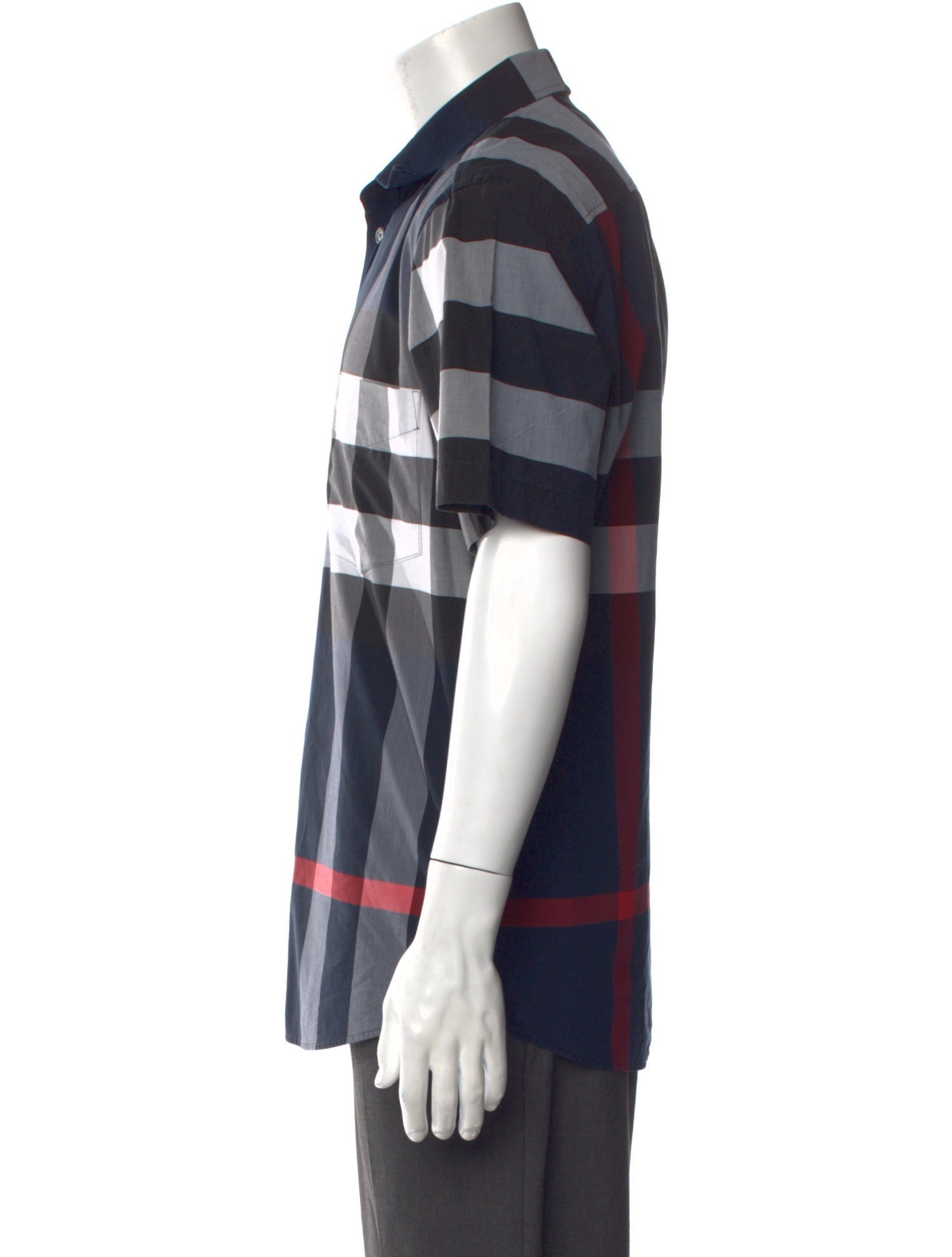 Burberry Abstract Check Short Sleeve Shirt