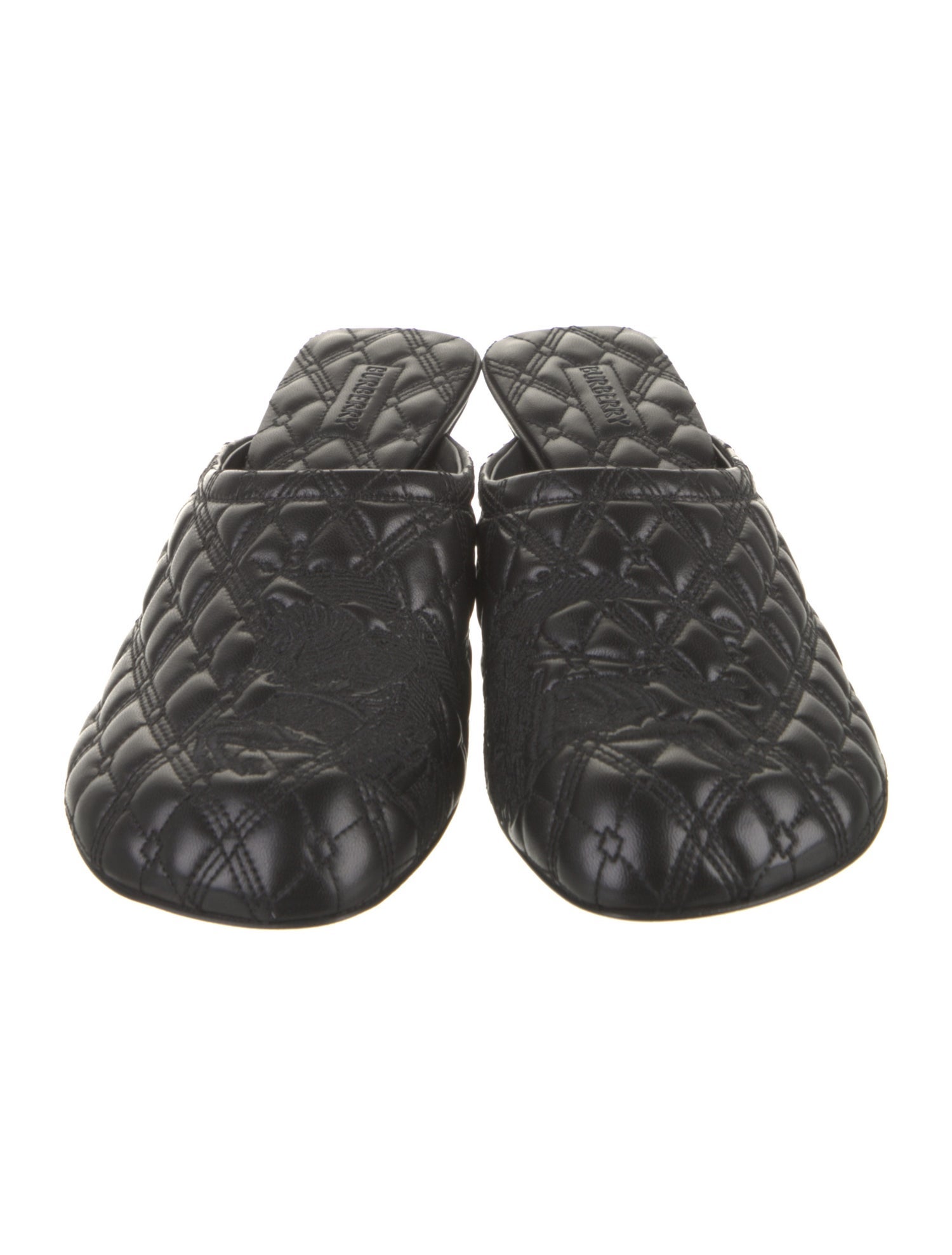 Burberry Leather Mules