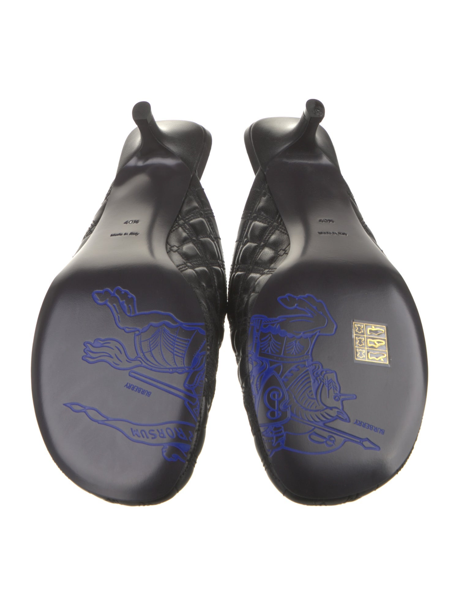 Burberry Leather Mules