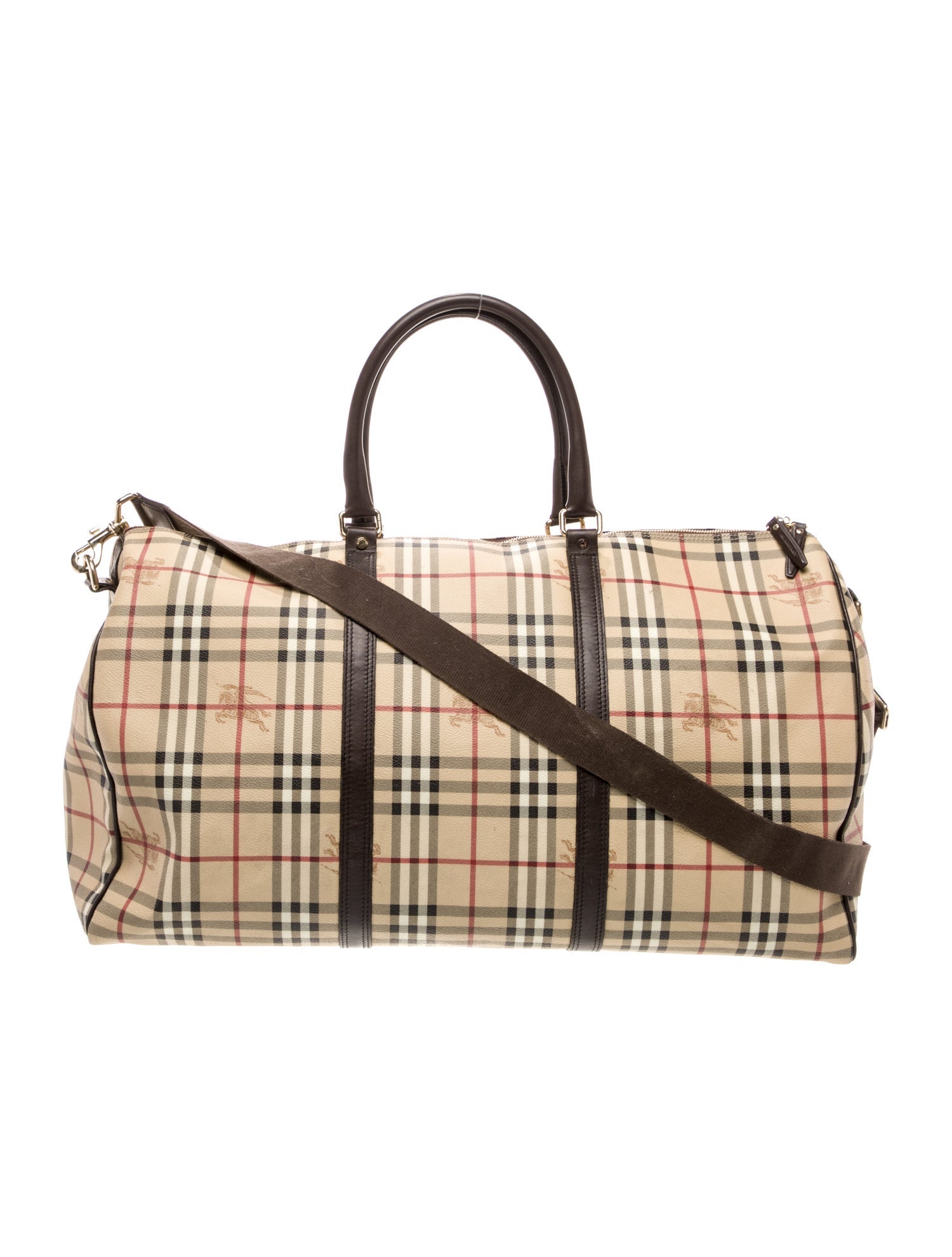 Burberry Haymarket Check Weekender Bag