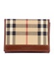 Burberry London Haymarket Check Pattern Printed Wallet