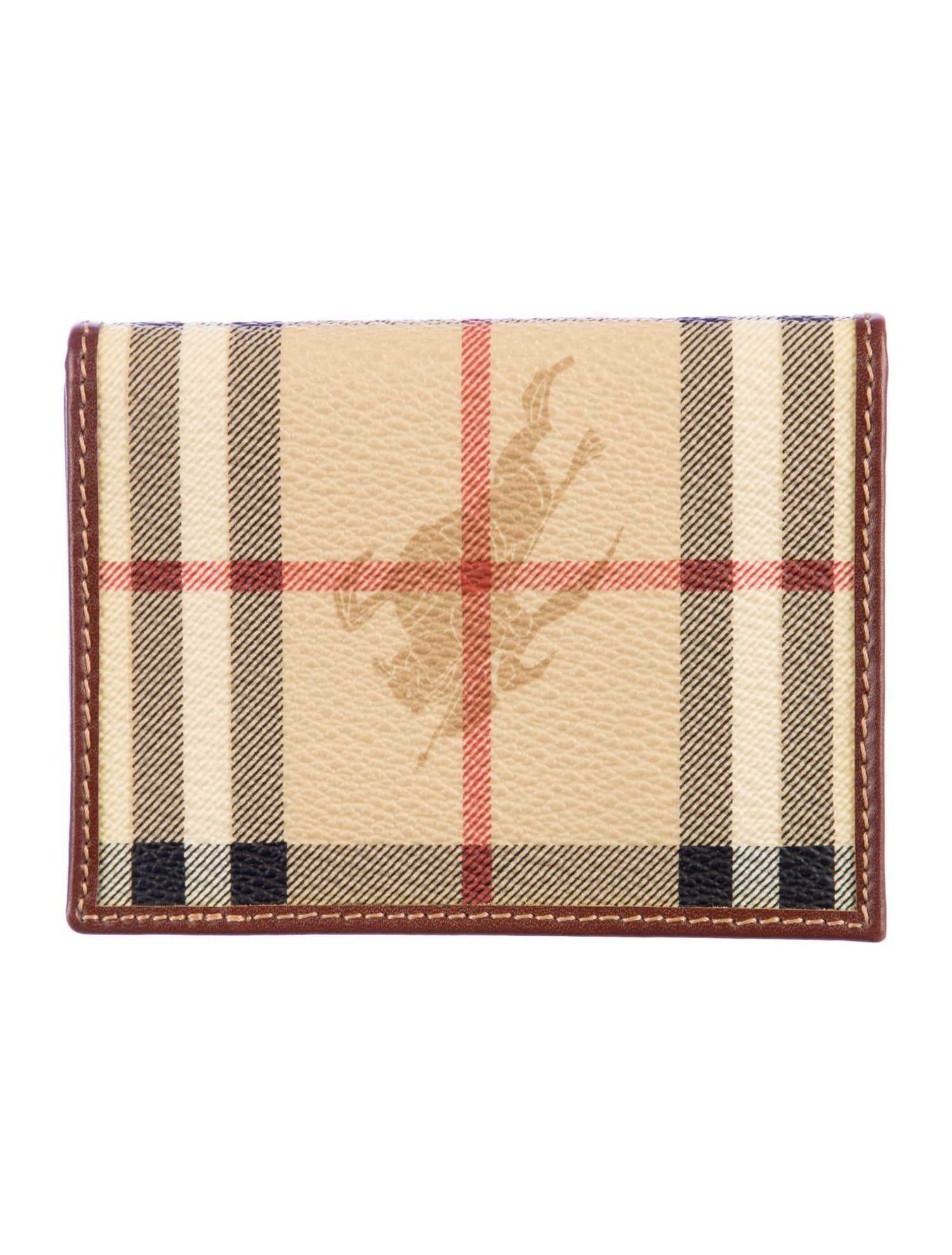 Burberry London Haymarket Check Pattern Printed Wallet